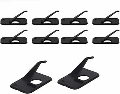 Black Recurve Bow SUPER HAIR Rest With Leather Strike Plate – Arrow Rest For Traditional Bows, Right Or Left, USA Made